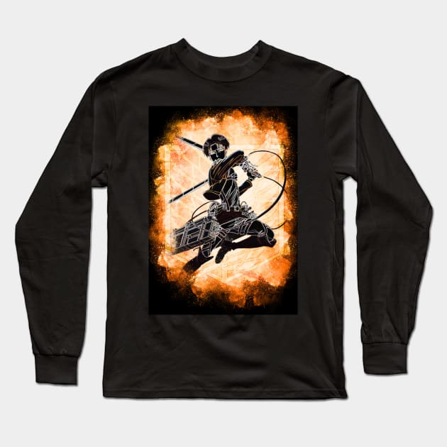 Ackerman Levi Long Sleeve T-Shirt by Sakent